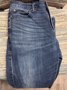 Lucky Brand Men's Straight Jeans - Dark Blue Wash